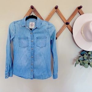 Chambray Button Down Shirt